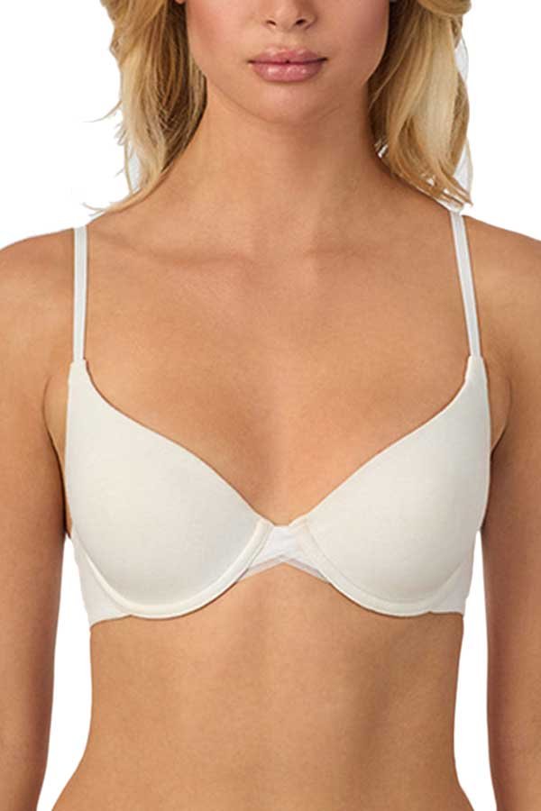 On Gossamer Cabana Cotton Convertible T Shirt Bra - White - source image 66258