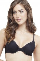 On Gossamer Mesh Convertible T-Shirt Bra - Black - source image 30057