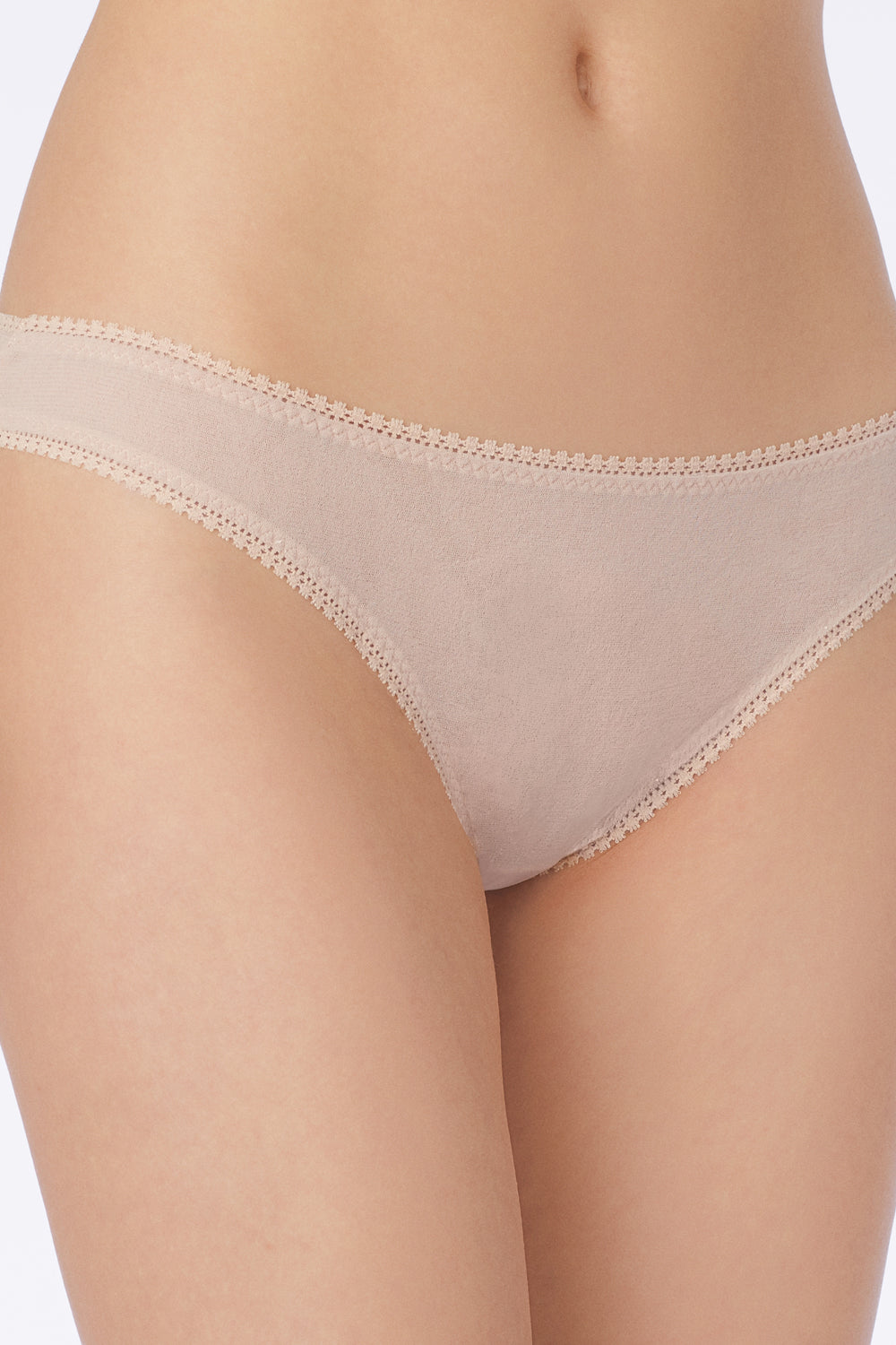 On Gossamer Mesh Hip-G Thong - Champagne - source image 30066