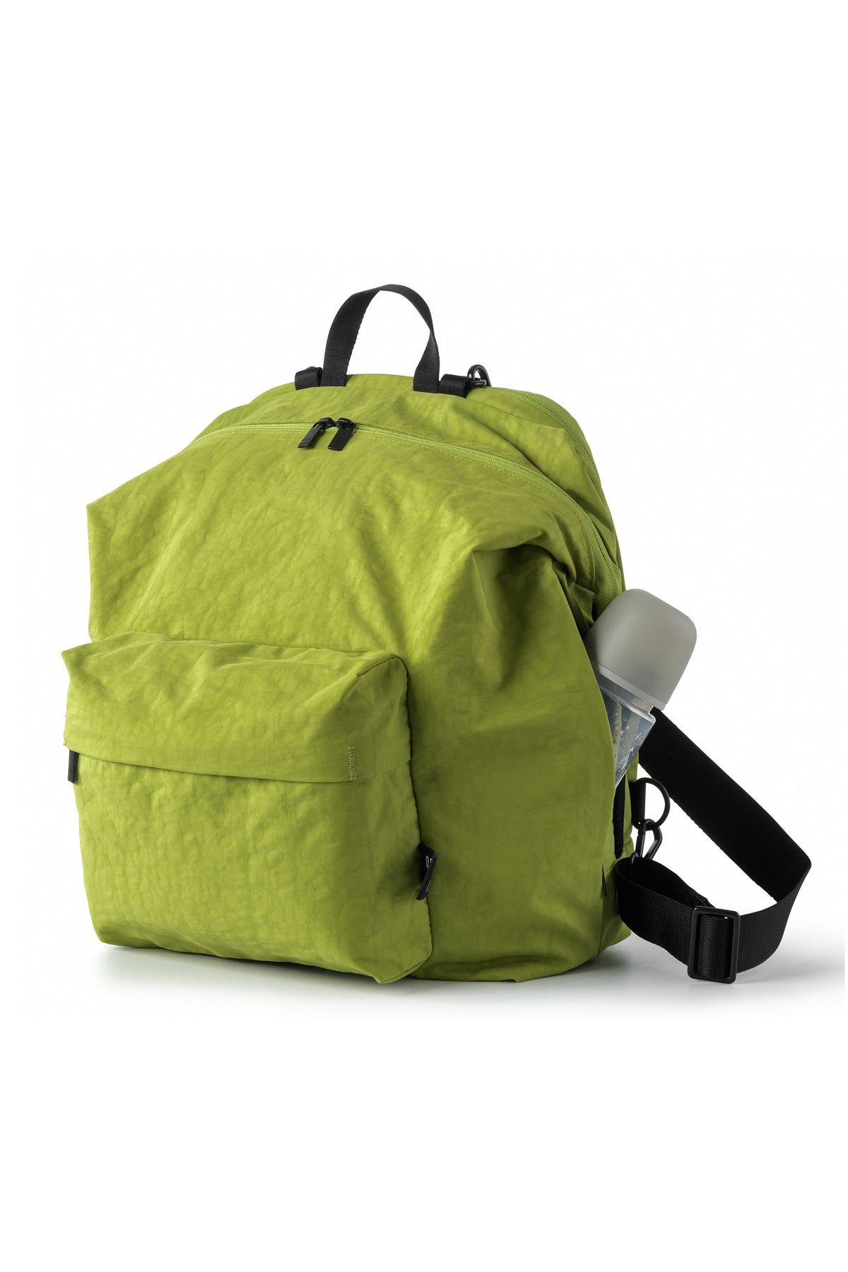 One Duo Designer Baby Diaper Bag, Classic Nylon, Big - Green Apple - source image 51718