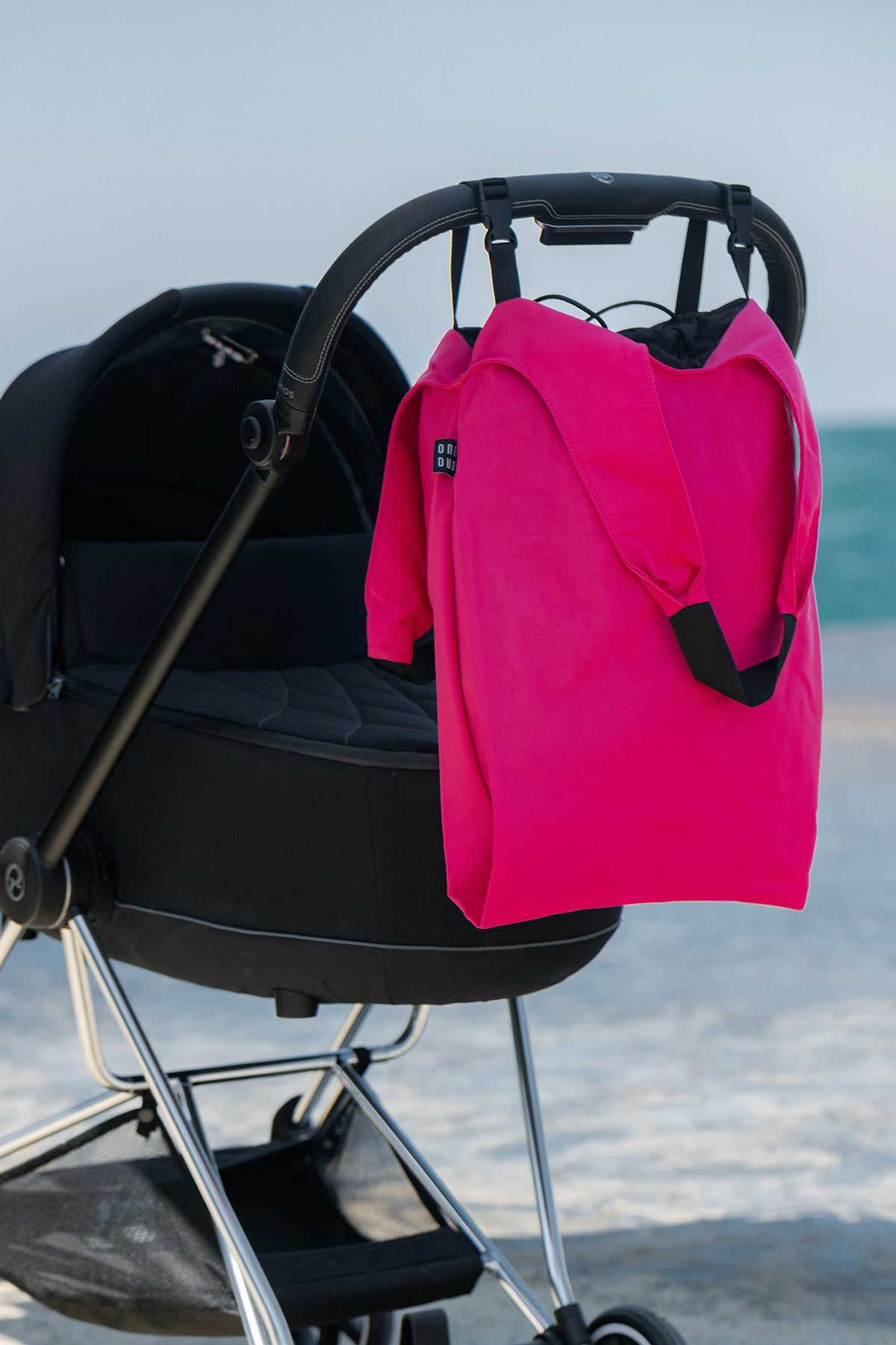 One Duo Designer Stroller Tote Diaper Bag - Fuchsia - source image 51768