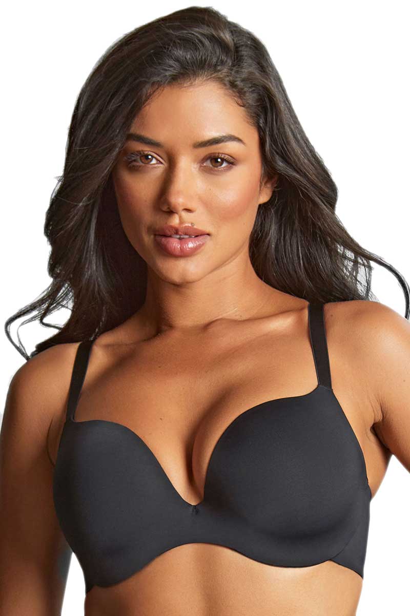 Panache 365 Molded Underwire Plunge Bra - Black - source image 67113