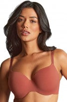 Panache 365 Molded Underwire T-Shirt Bra - Lipstick - source image 67111