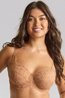 Panache Allure Stretch Lace Full Cup Underwire Bra - Honey - source image 71552