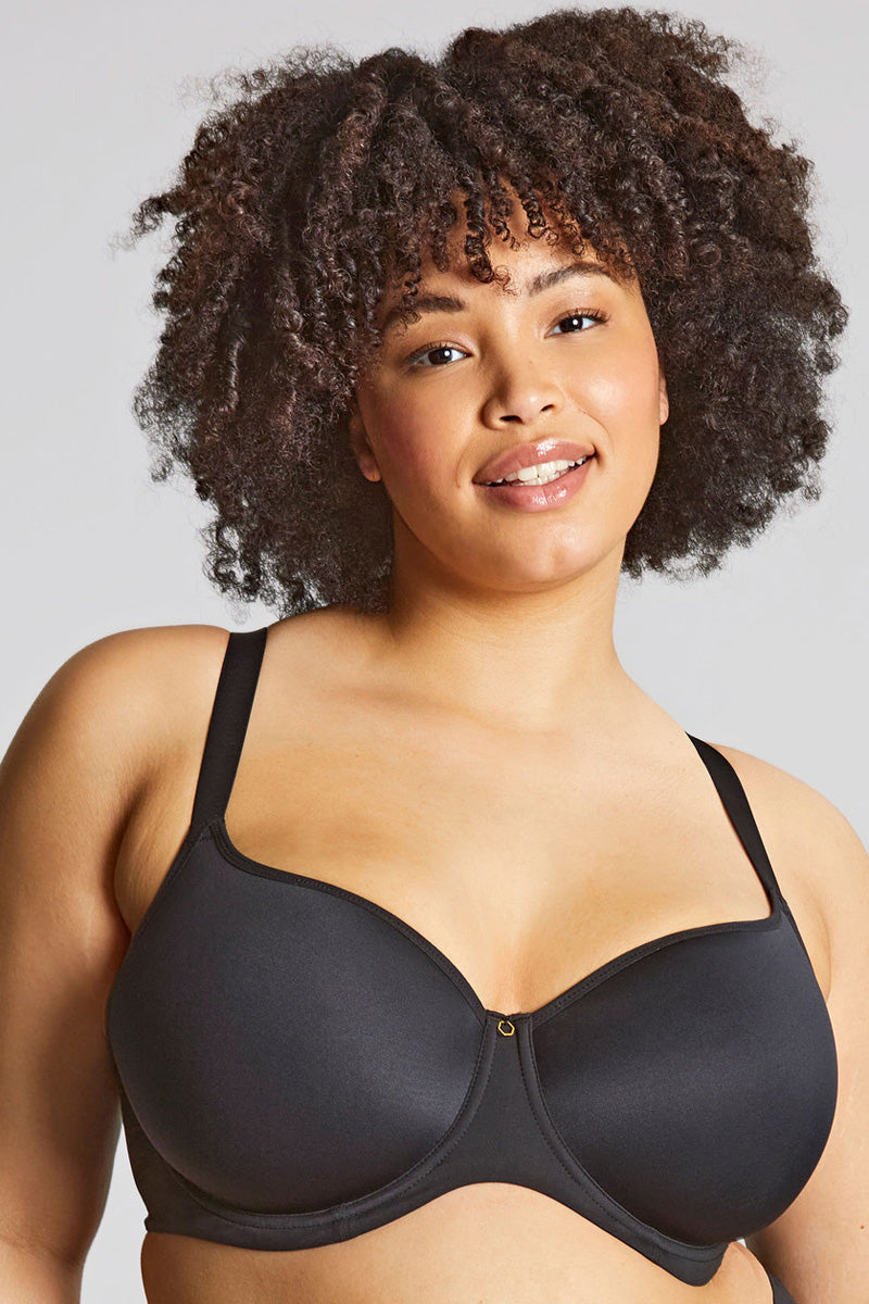 Panache Elegance Moulded Spacer T-Shirt Bra - Noir - source image 54724