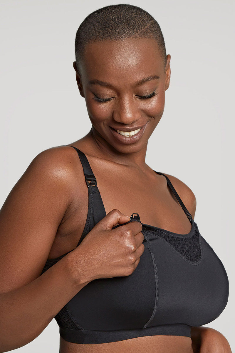 Panache Katherine Nursing Bra - Black - source image 54719