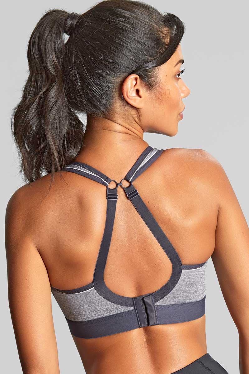 Panache Non Wired Sports Bra - Charcoal Marl - source image 66735