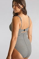 Panache Paloma Balcony Underwire Swimsuit - Black Gingham - source image 71614