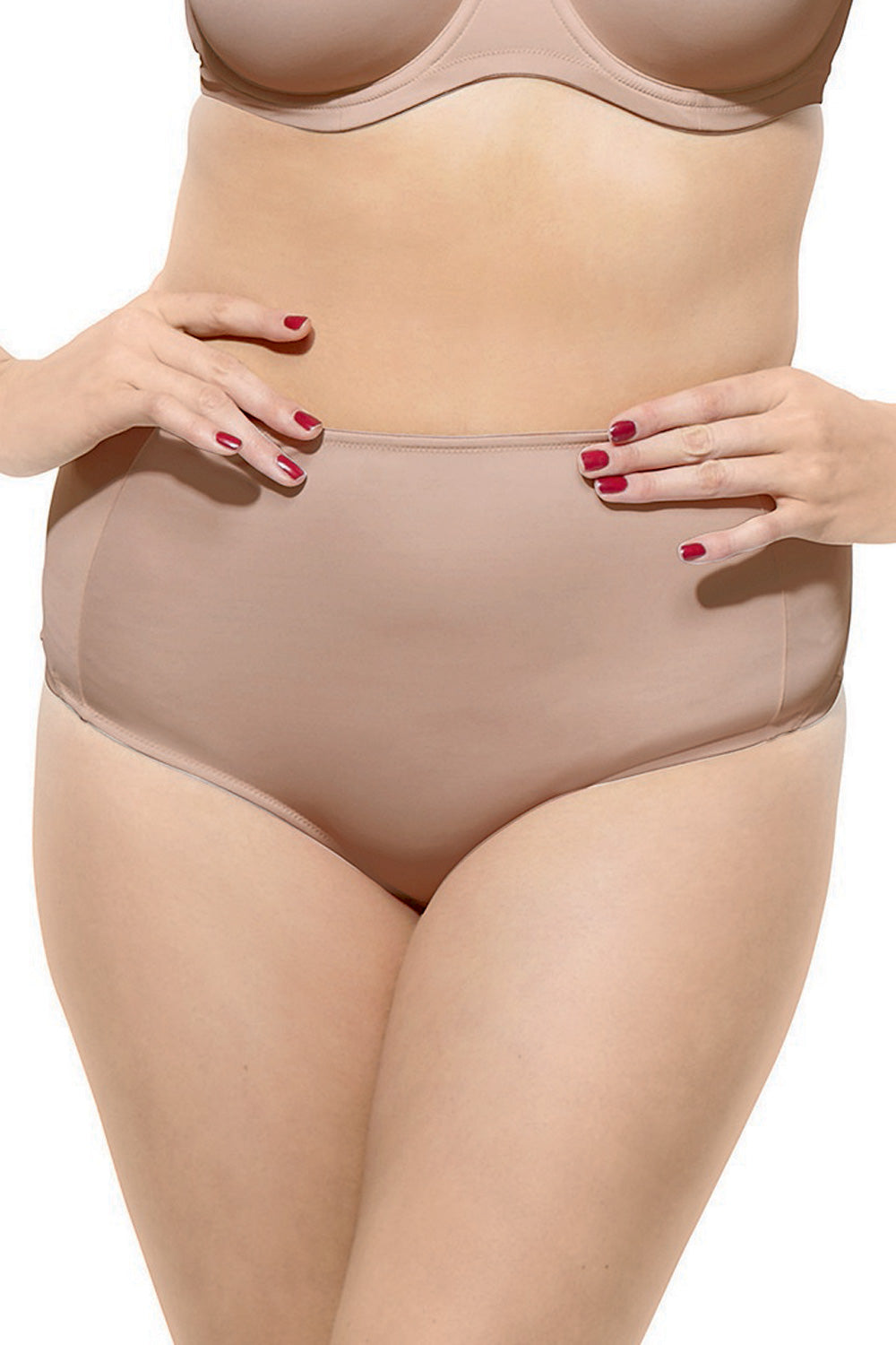 Panache Sculptresse Pure High Waist Brief - Nude - source image 6199