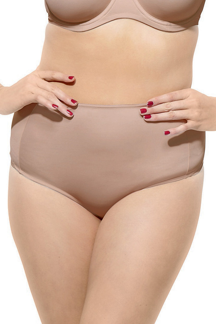 Panache Sculptresse Pure High Waist Brief - Nude - source image 6199