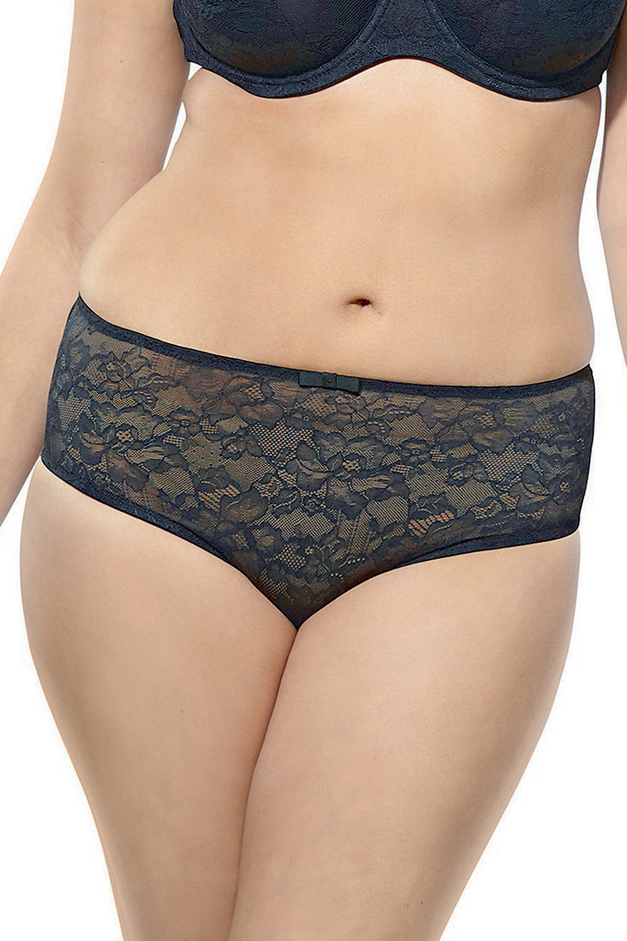 Panache Sculptresse Pure Lace Full Brief - Black - source image 9536