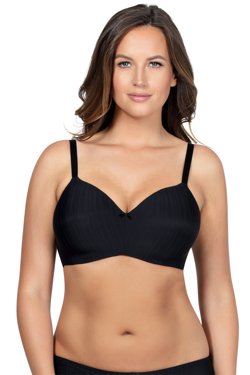 Parfait Aline Wire-Free Padded Bra - Black - source image 32177