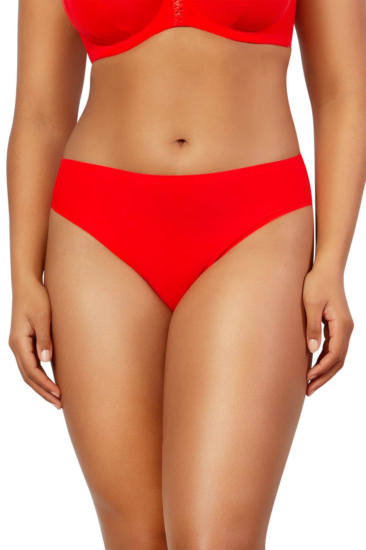 Parfait Bonded French Cut Panty - Racing Red - source image 48061