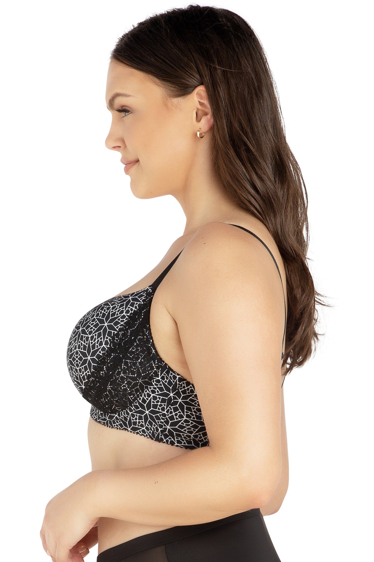 Parfait Casey Mosaic Print Plunge Molded T-Shirt Bra
