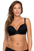 Parfait Casey Plunge Molded T-Shirt Bra - Black - source image 14487