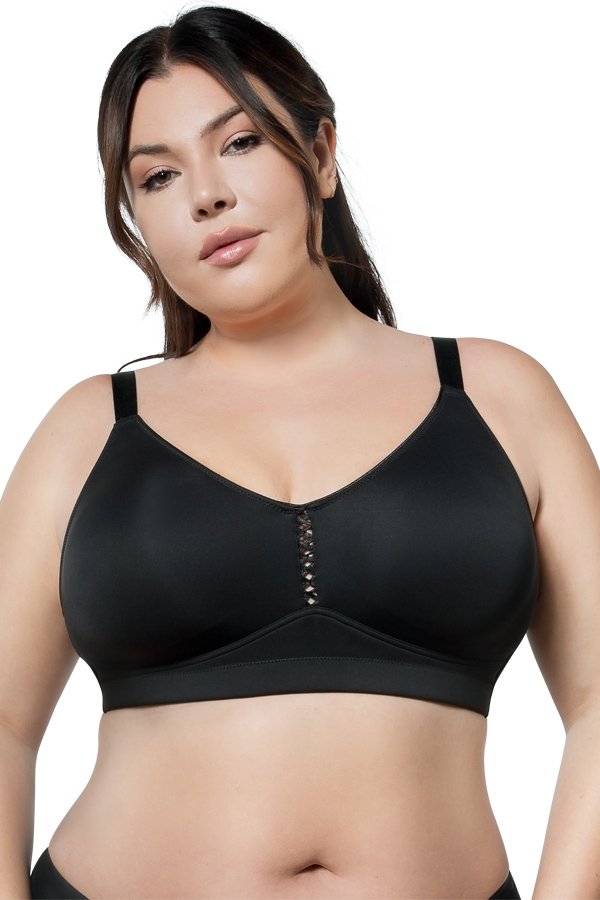 Parfait Erika Seamless Bralette - Black - source image 42386