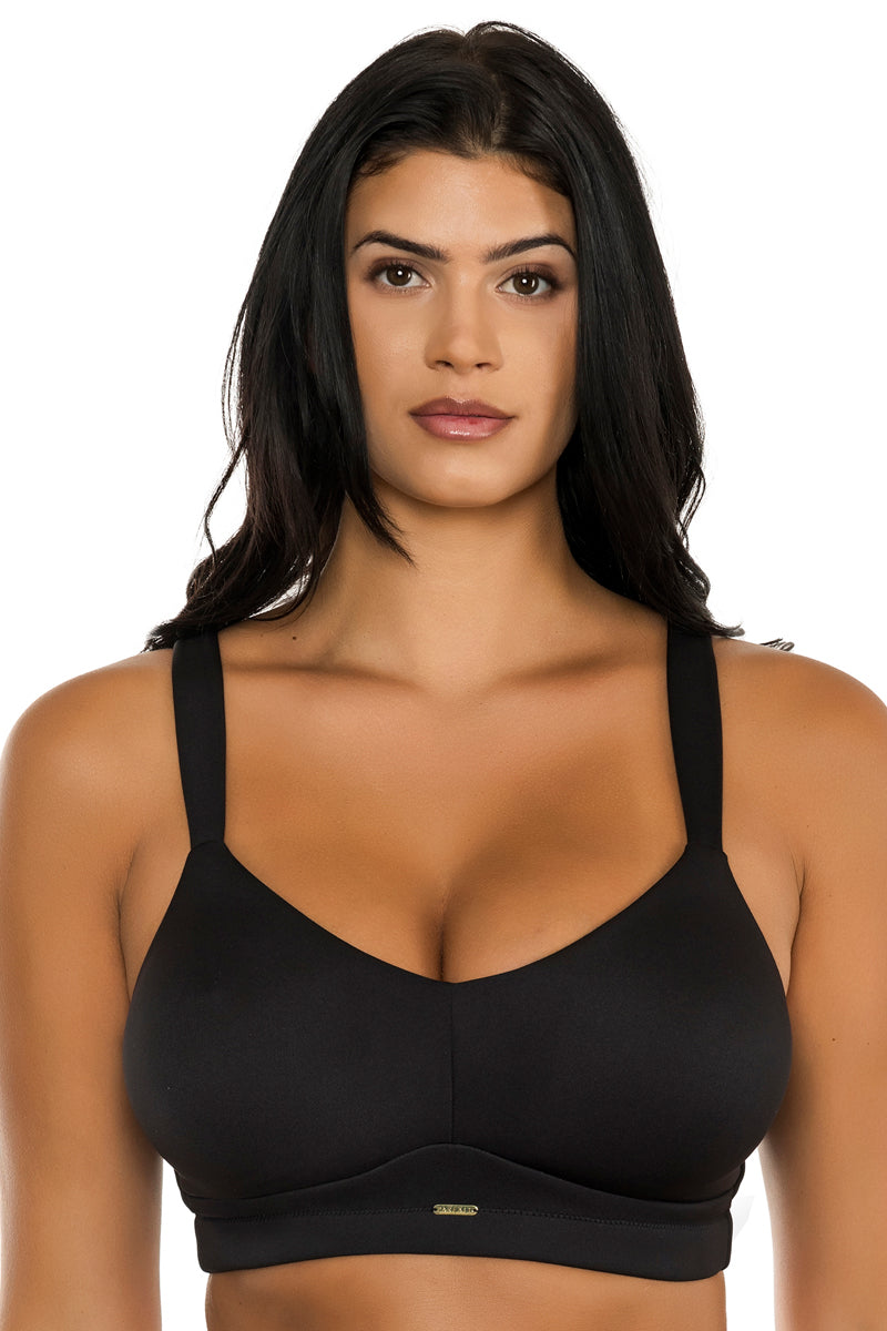 Parfait Holly Full Busted Wireless Bra - Black - source image 75220