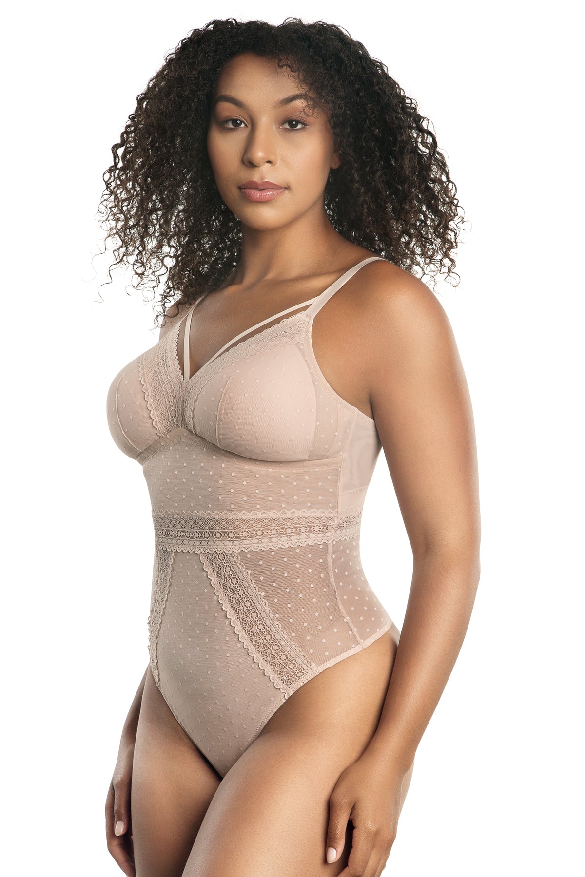 Parfait Mia Dot Bodysuit - Cameo Rose - source image 46684