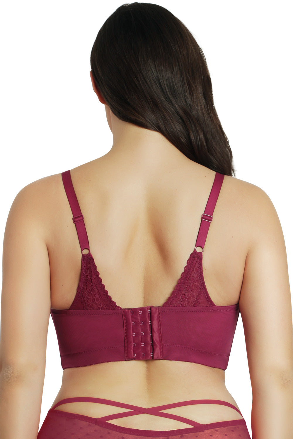 Parfait Mia Dot Wire-Free Bralette - Blackberry - source image 55935