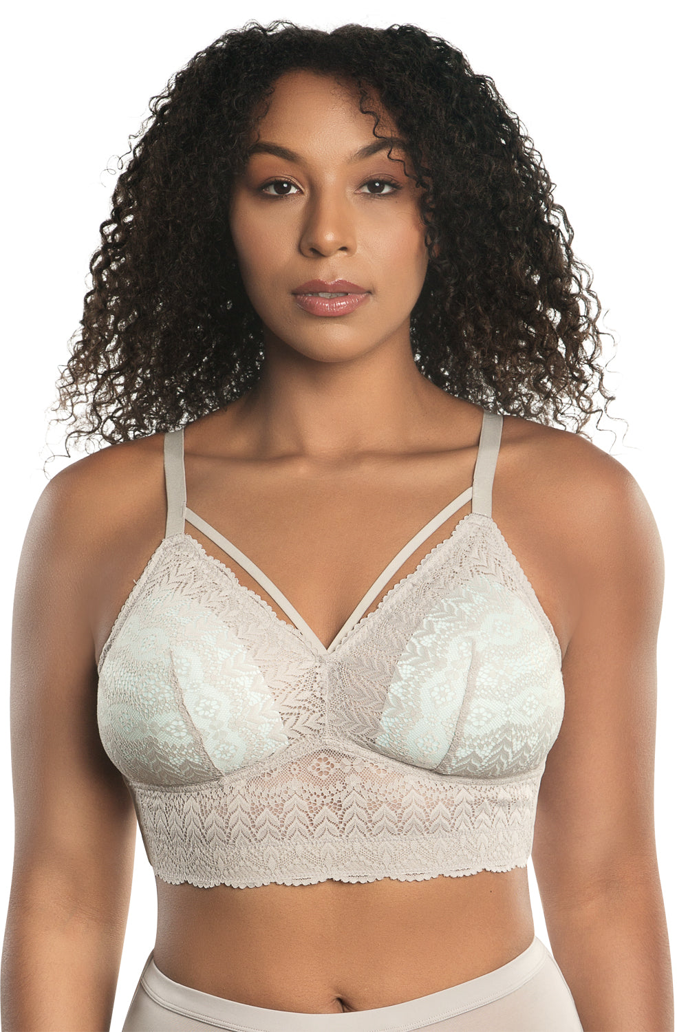 Parfait Mia Lace Wire-Free Padded Lace Bralette - Sandstone - source image 46689
