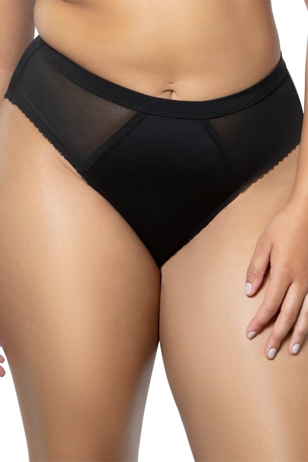 Parfait Micro Dressy French Cut Panty - Black - source image 41997