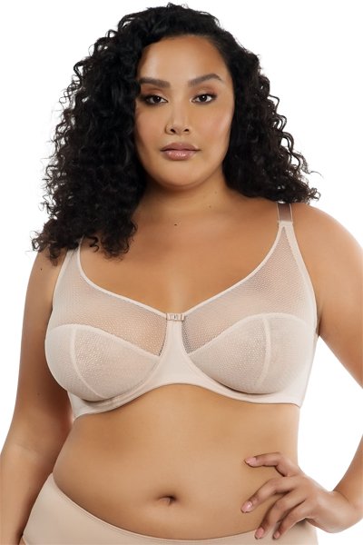 Parfait Paige Full Busted Wired Unlined Lace Bra - Porcelain - source image 41982