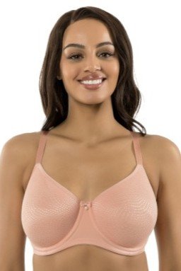 Parfait Pearl Seamless Minimizer Bra - Peach Beige - source image 70680