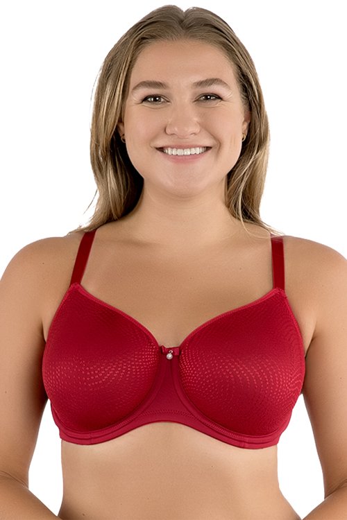 Parfait Pearl Seamless Minimizer Bra - Rio Red - source image 68209
