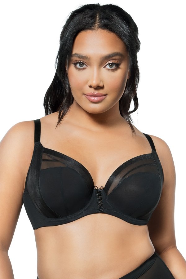 Parfait Shea Plunge Unlined Bra - Black - source image 42400