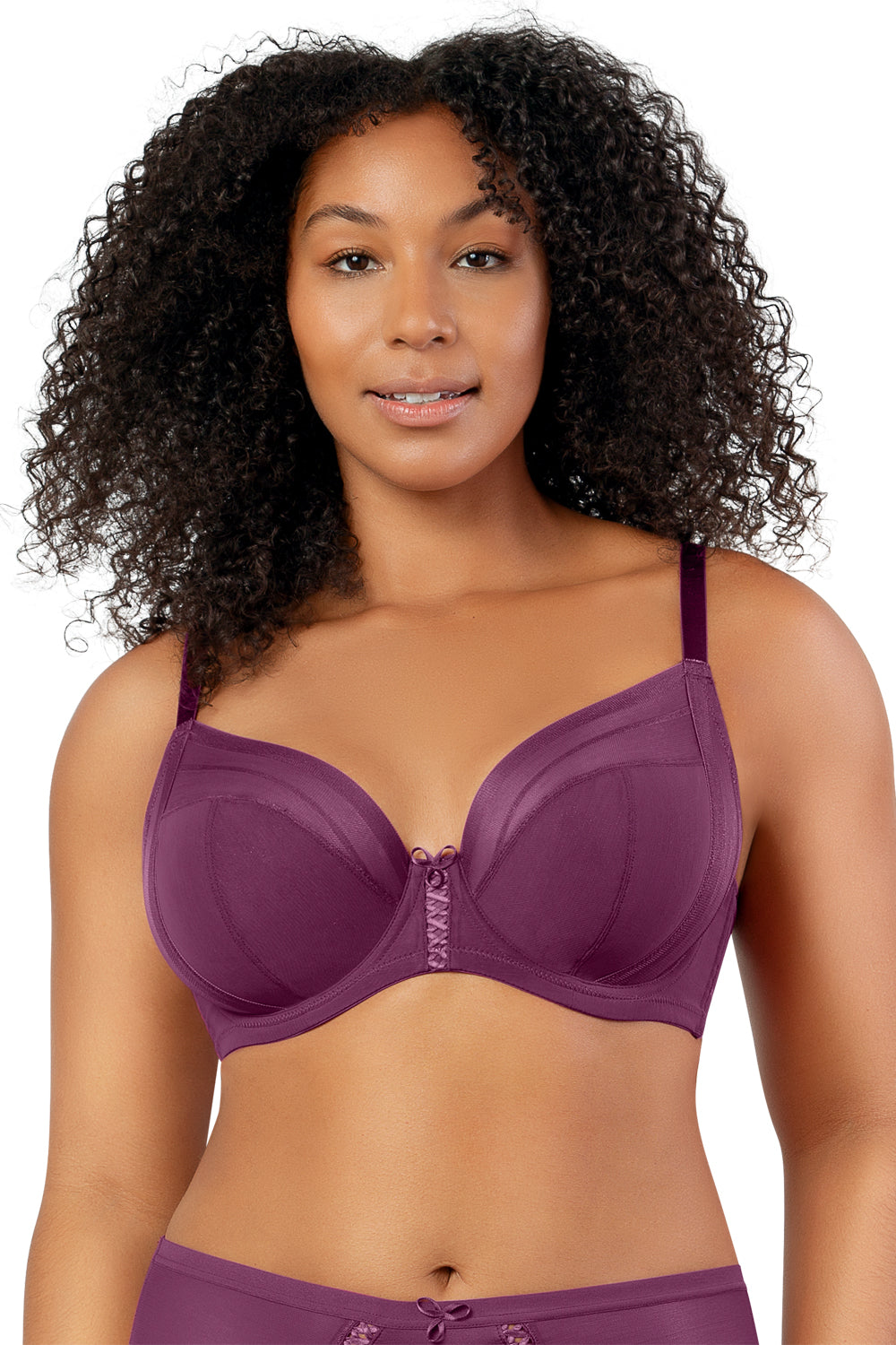 Parfait Shea Plunge Unlined Bra - Blackberry - source image 47979