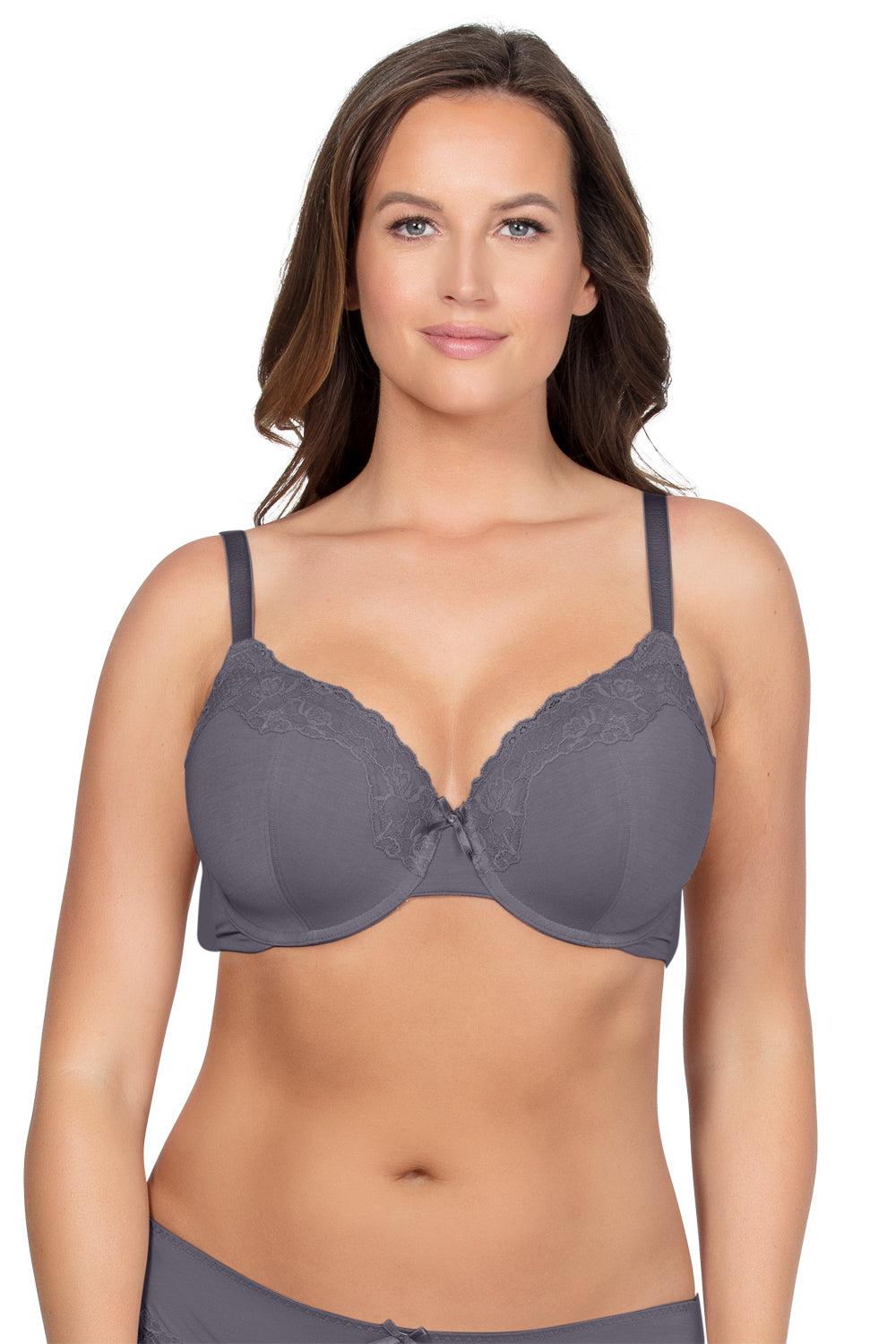 Parfait Tess T-Shirt Bra - Charcoal - source image 33031