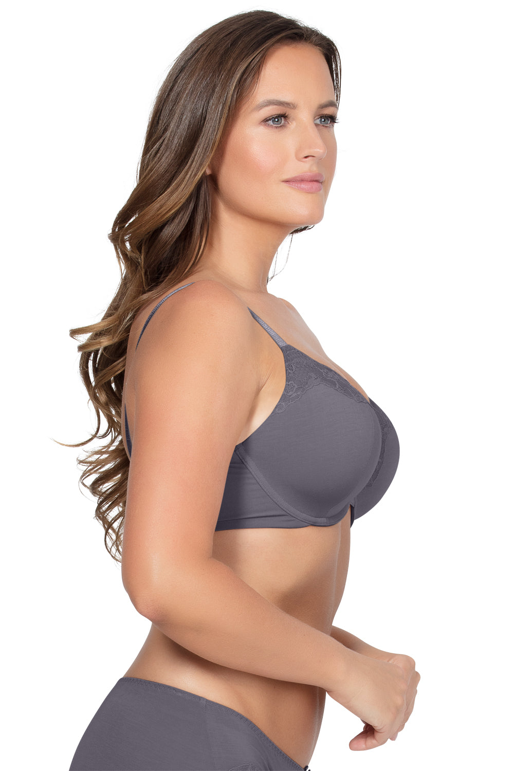 Parfait Tess T-Shirt Bra - Charcoal - source image 33032