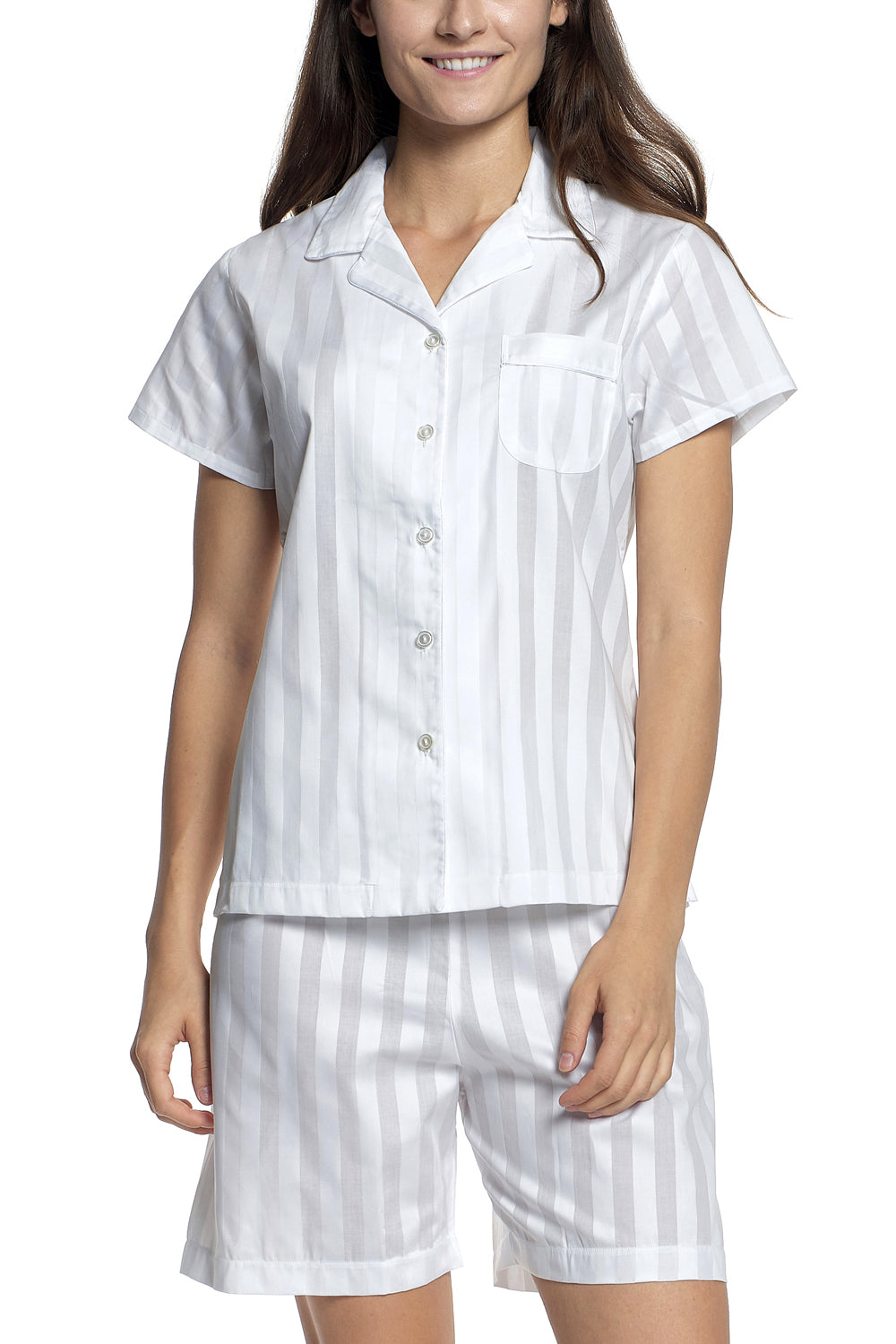 P.Jamas Tina's Shorts PJ - White - source image 60943