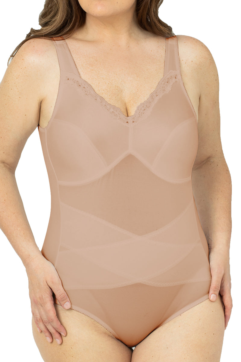 Plusform Instant Shaping  Firm Control Bodybriefer - Beige - source image 54599