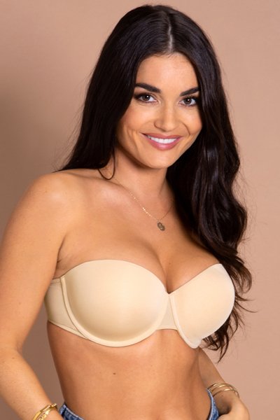 Pour Moi Definitions Push Up Strapless Bra