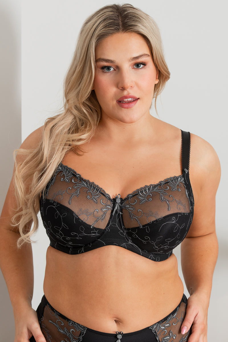Pour Moi Imogen Rose Embroidered Bra