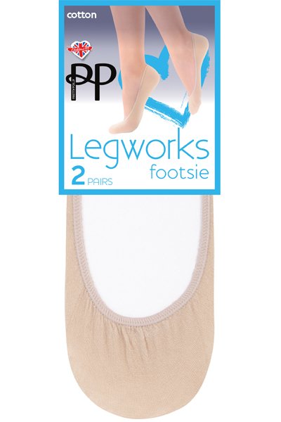 Pretty Polly Legworks Cotton Footsie
