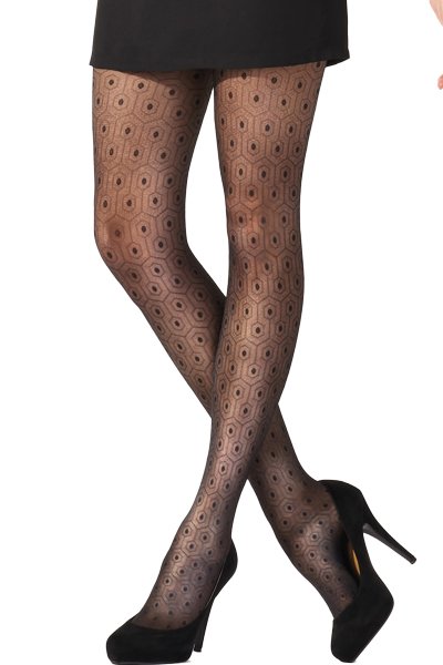 Pretty Polly Premium Fashion Geo Spot Tights