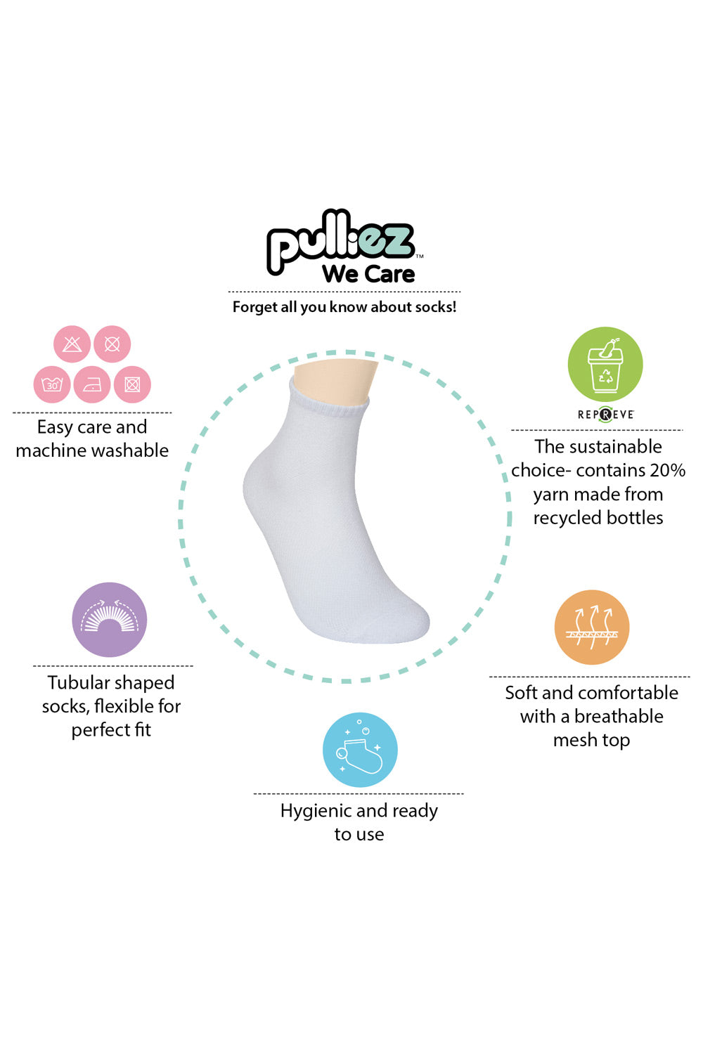 Pulliez Original Cotton Basic Tubular Kids Quarter Socks, 14-Pack