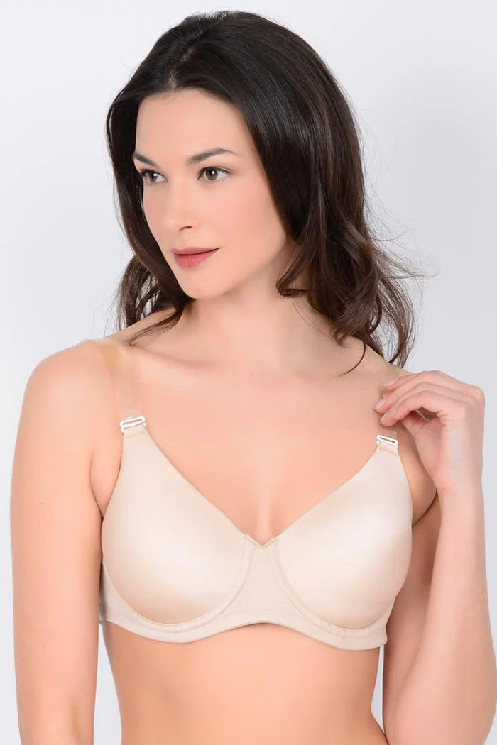 QT Dance 2-Fit-U Dance Bra - Sand - source image 74723