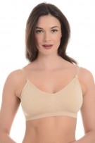 QT Dance Ballet Dance Bra - Buff - source image 74731