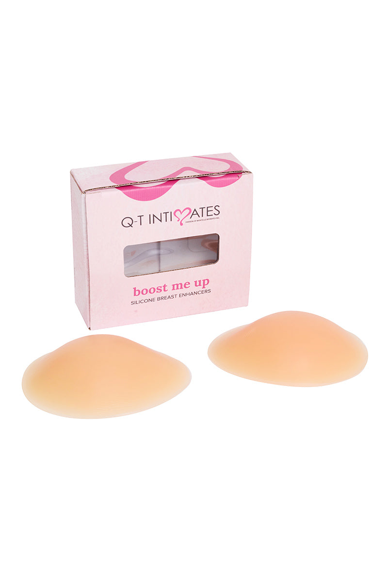 QT Intimates Boost Me Up Silicone Breast Enhancers - Sand - source image 68330