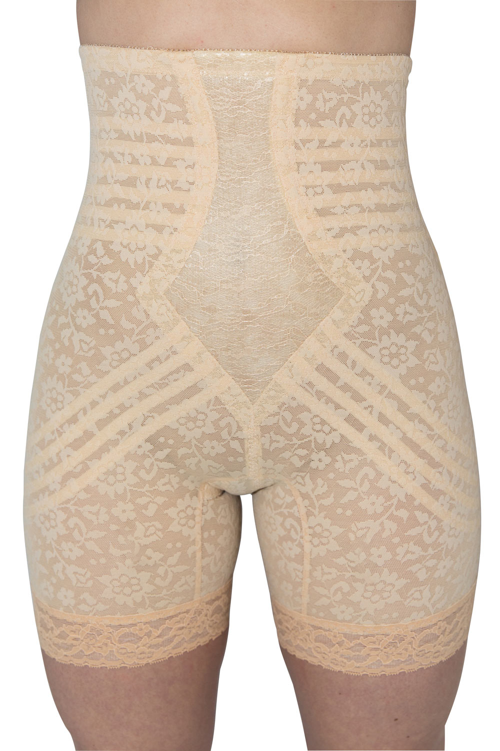 Rago High Waist Leg Shaper Extra Firm Shaping - Beige - source image 34511