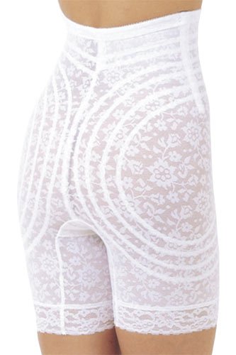 Rago High Waist Leg Shaper Extra Firm Shaping - White - source image 3779