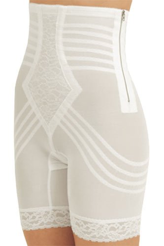 Rago High Waist Leg Shaper Firm Shaping - White - source image 8355
