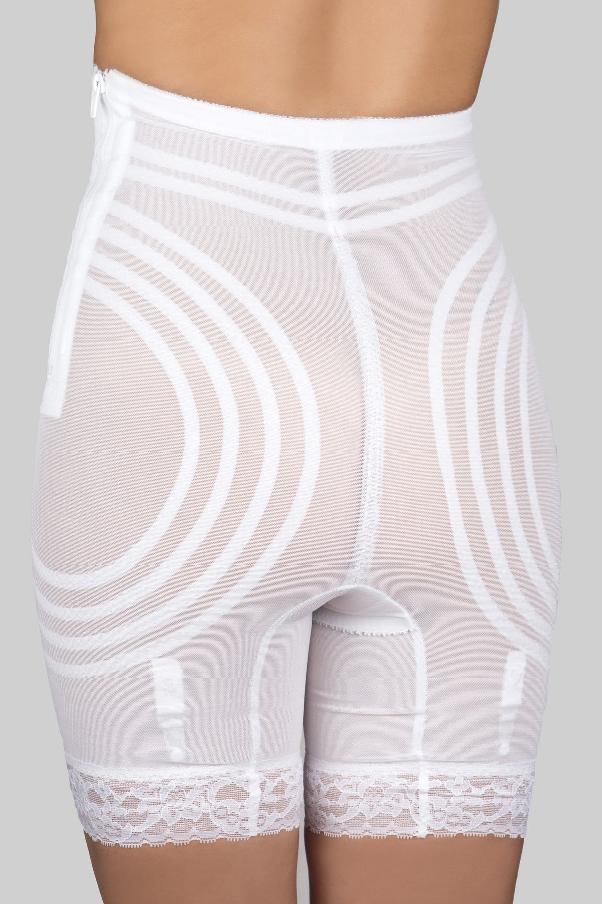 Rago High Waist Leg Shaper Firm Shaping - White - source image 3778