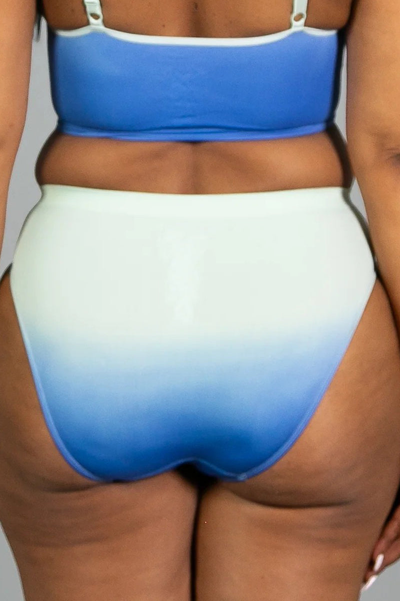 Rhonda Shear Ahh Seamless Ombre Brief 2-Pack - Green - source image 73998
