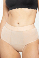 Rhonda Shear Bamboo Leakproof Brief - Heavy Hold - Beige - source image 73386