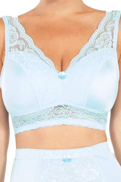 Rhonda Shear Control Leisure Bra with Pads - Aqua Sea - source image 39082