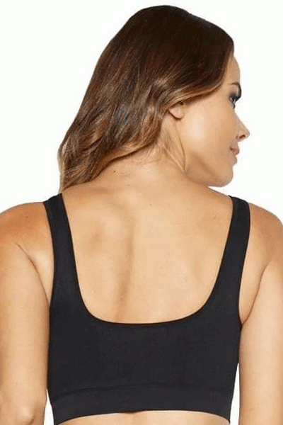 Rhonda Shear Double Layer Ahh Bra - Black - source image 73310